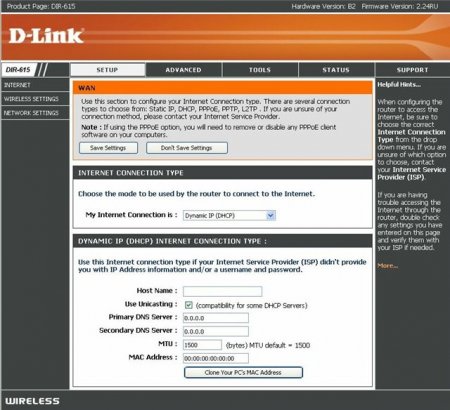 Инструкция по настройке роутеров D-Link (IPoE)